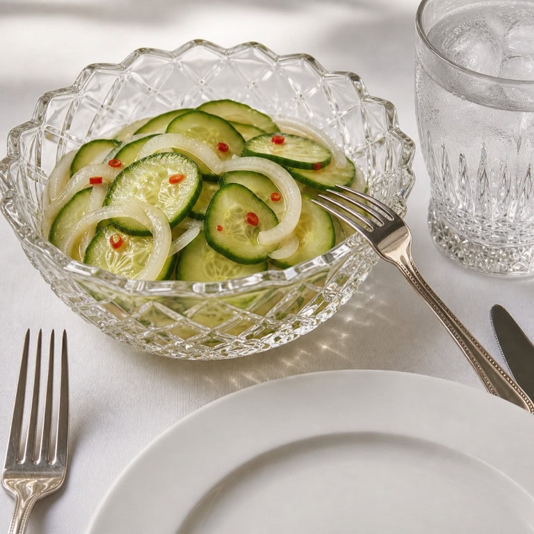 low carb sweet and sour cucumber